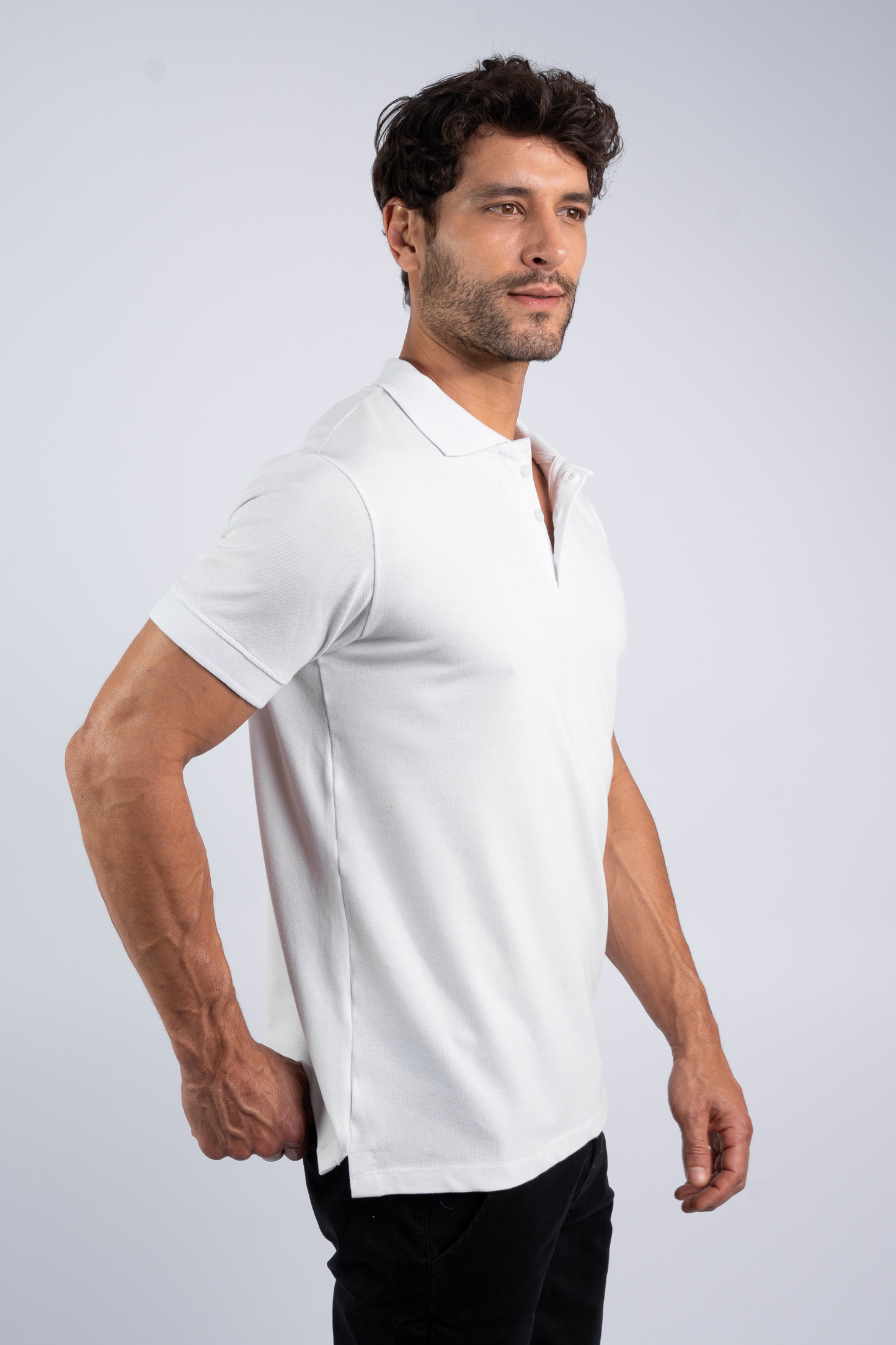 Camiseta Polo Branca