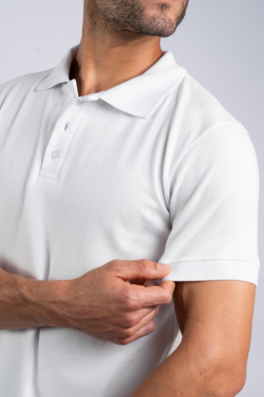 Camiseta Polo Branca