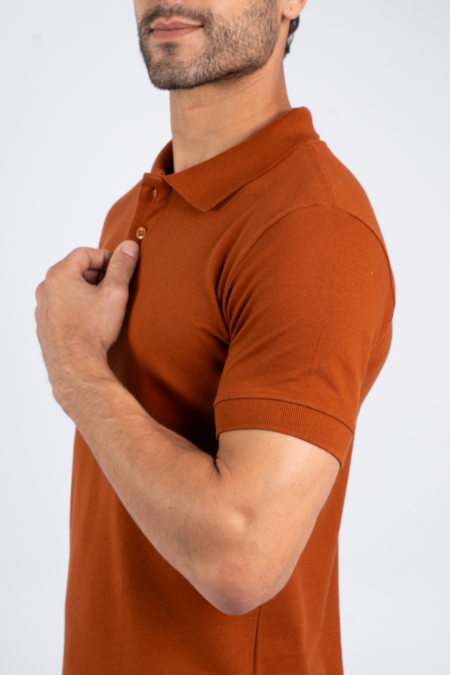 Camiseta Polo Terracota